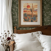 Marquetry Under a Blazing Sunburst