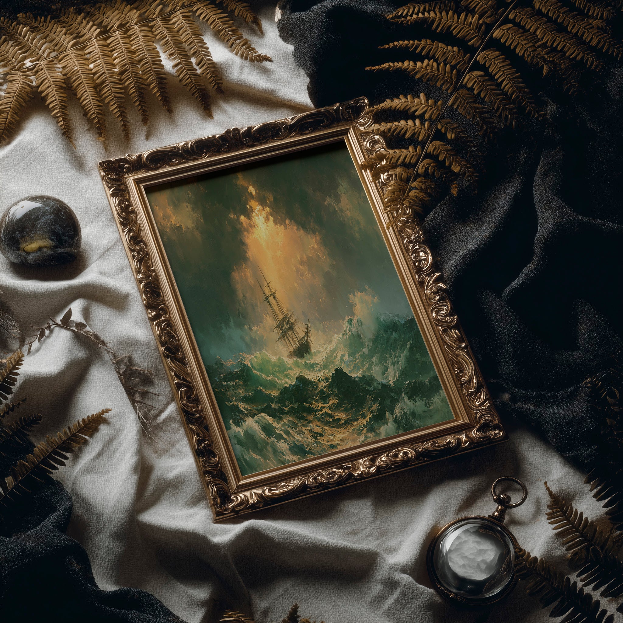 Small Ship, Towering Sea