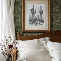 Desert Engraving With Agave