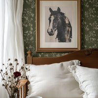 Ink Drip Horse Portrait