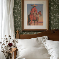 Vaquero on Chestnut Horse