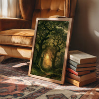 Where the Mossy Oaks Frame the Fire