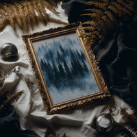 Blue Hour Pines
