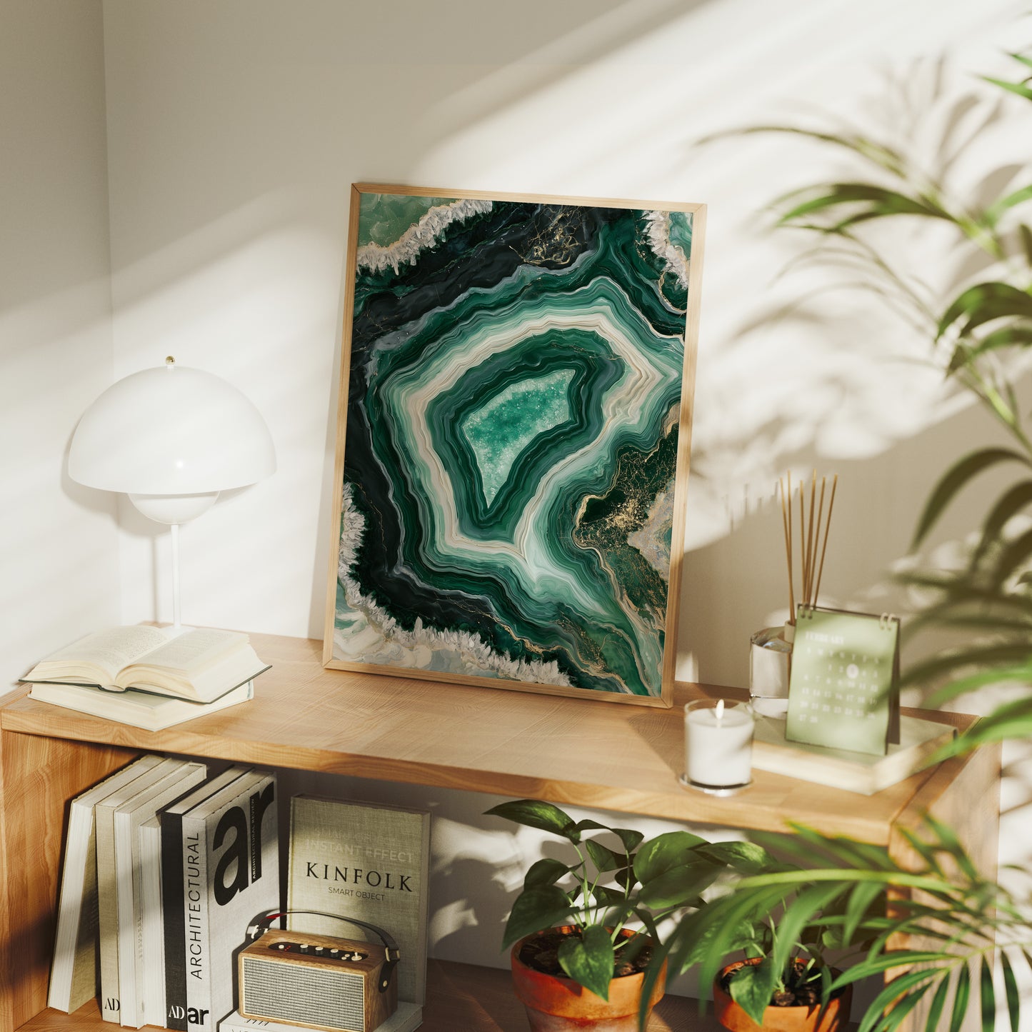 Emerald Geode Depths