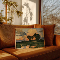 Cottage Under A Cathedral Cloud