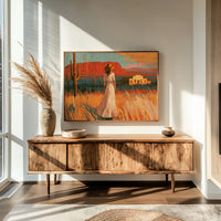Homestead In Amber Light
