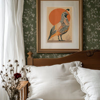 Desert Quail at Sunrise