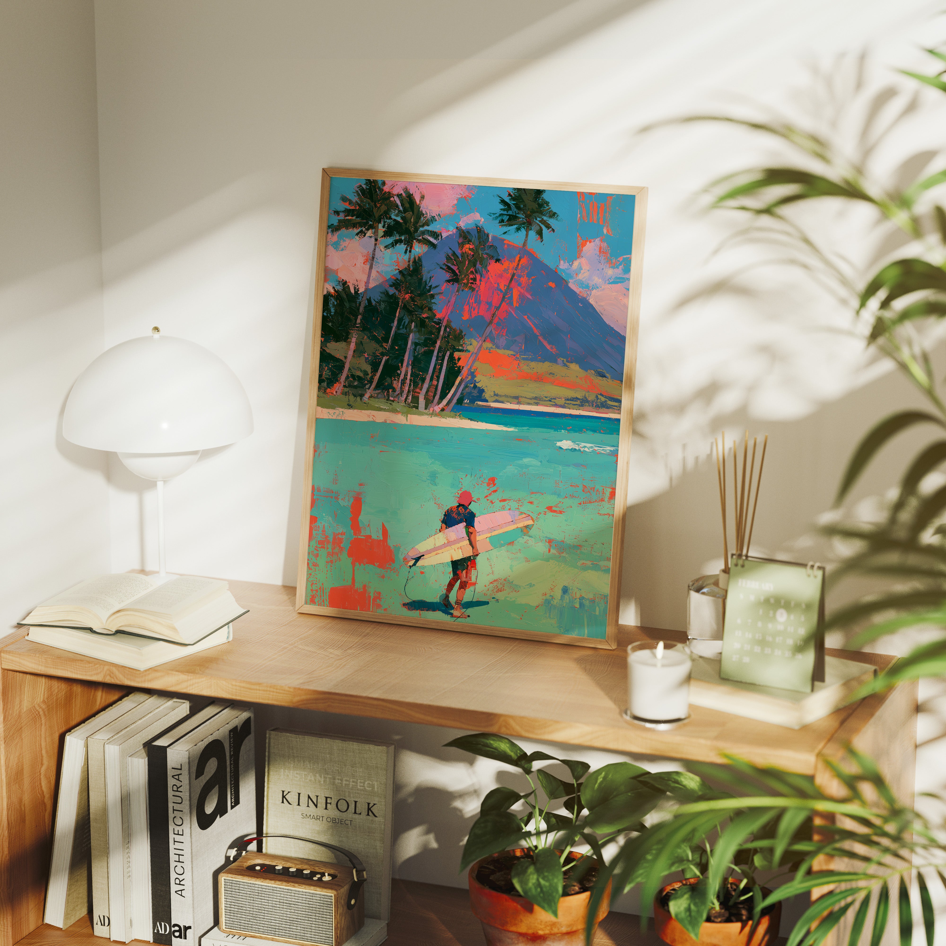 Tropical Shore, Board in Hand