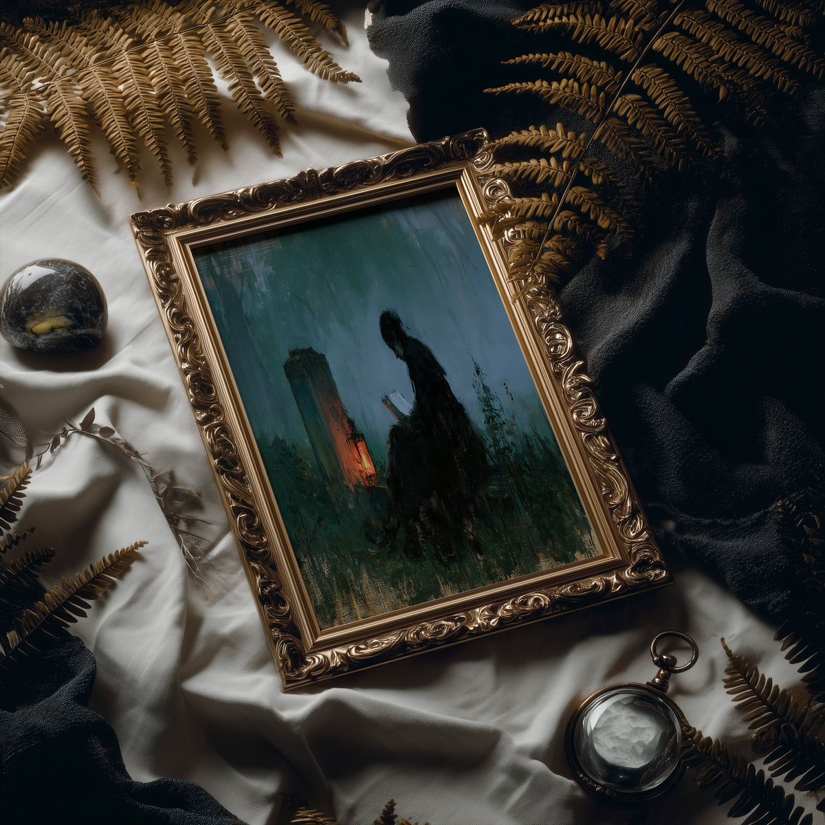 Graveyard Glow: Midnight Reader