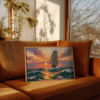 Tall Ship, Setting Sun