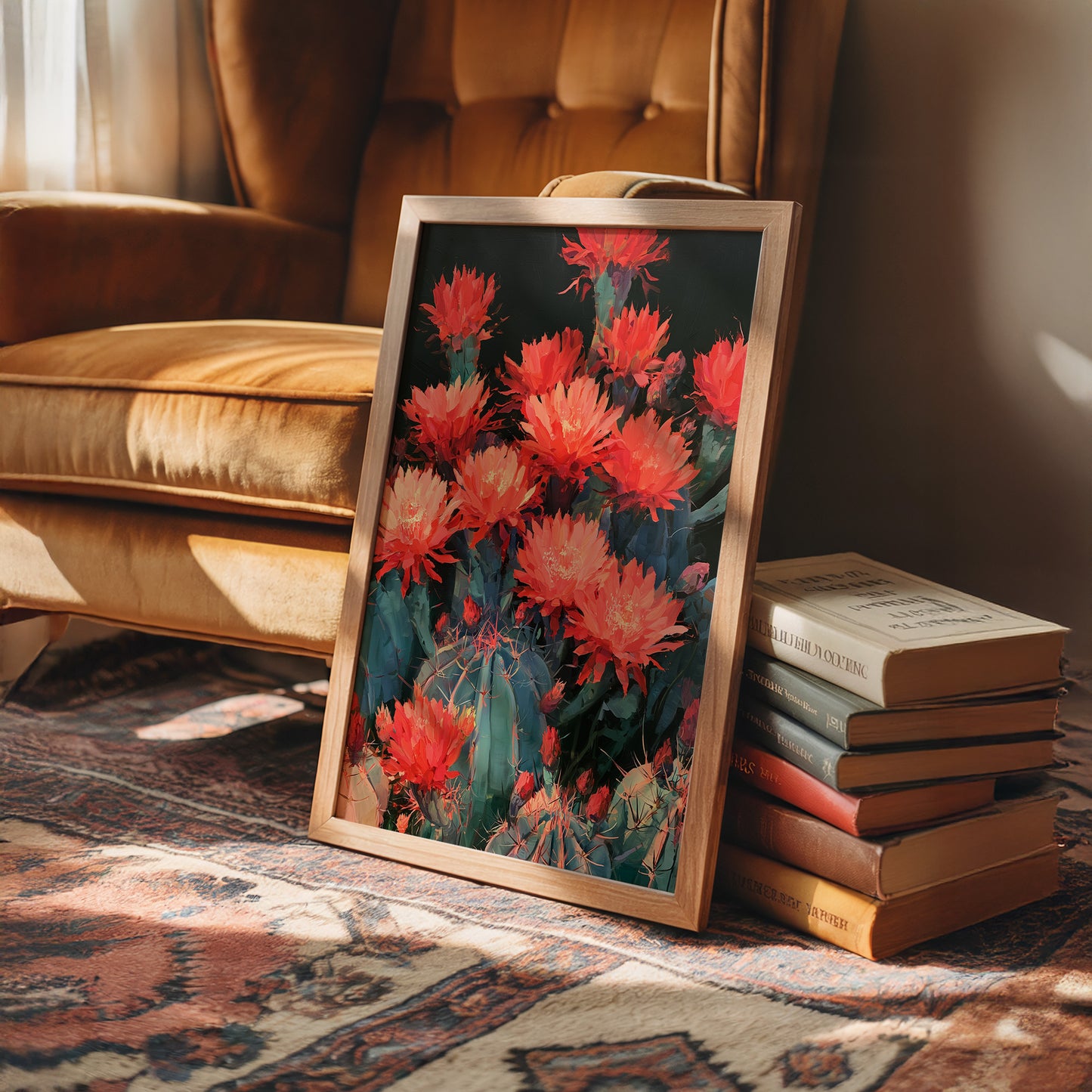 Cactus in Fire Bloom
