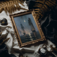 Ghost Ships at Moonrise