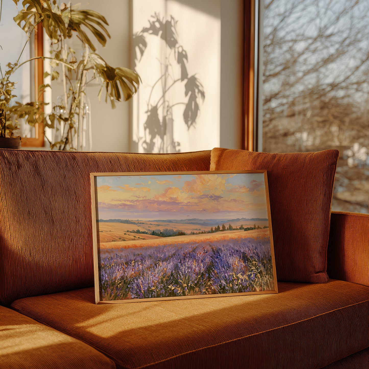 Lavender Fields, Golden Hour