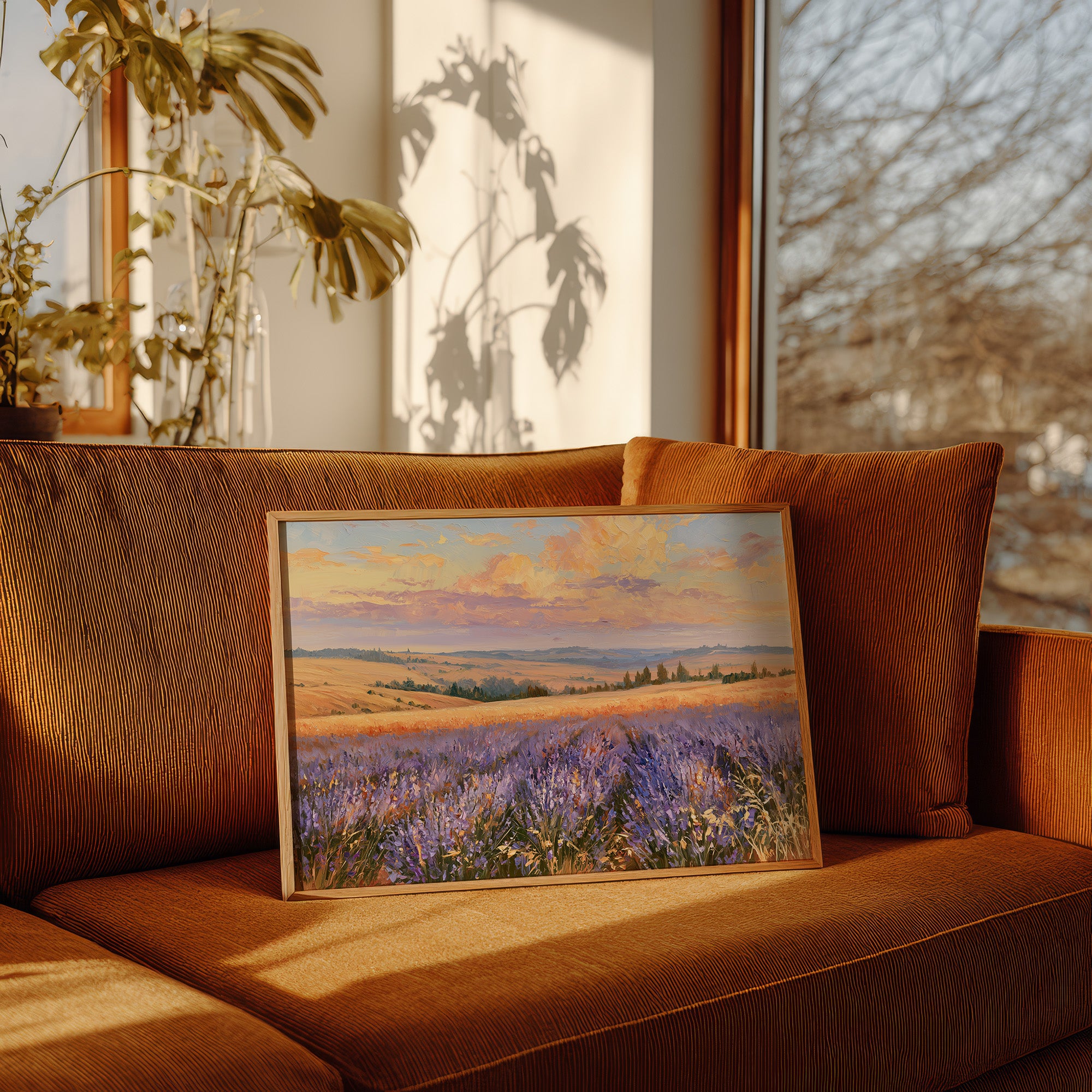 Lavender Fields, Golden Hour