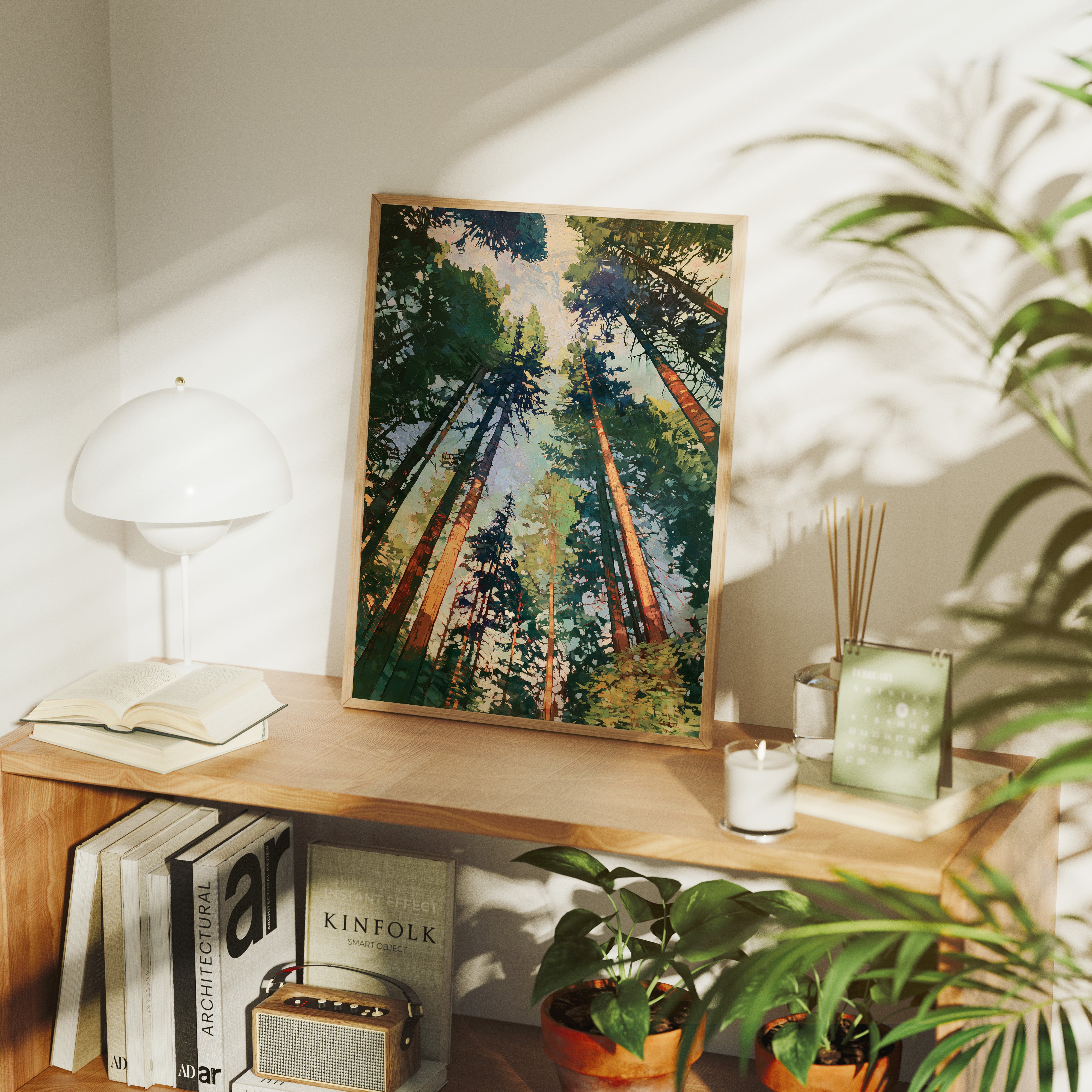 Sunlit Pines Rising
