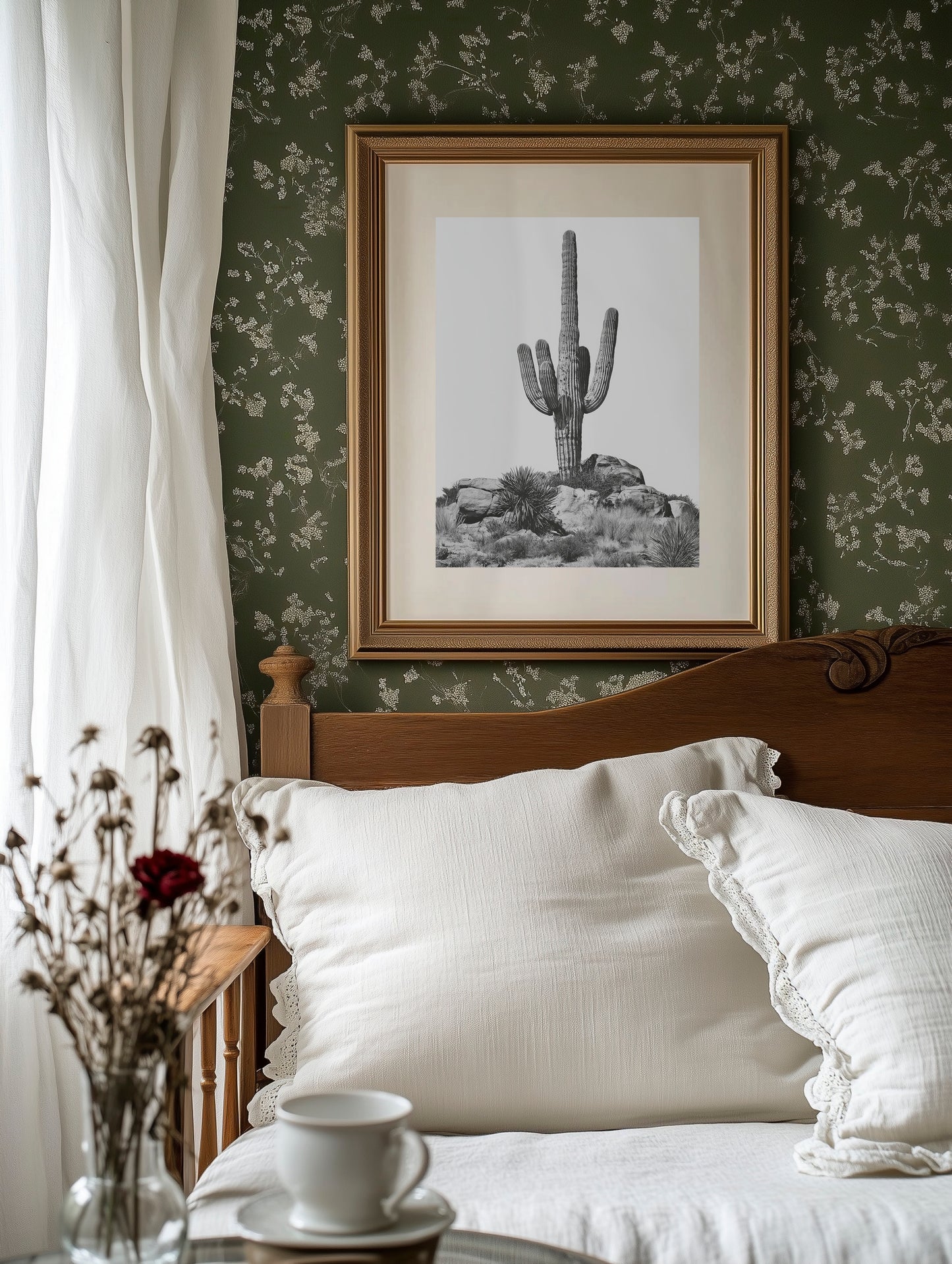 Lone Saguaro Standing Tall