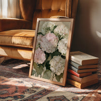 Hydrangeas in Blush and Cream