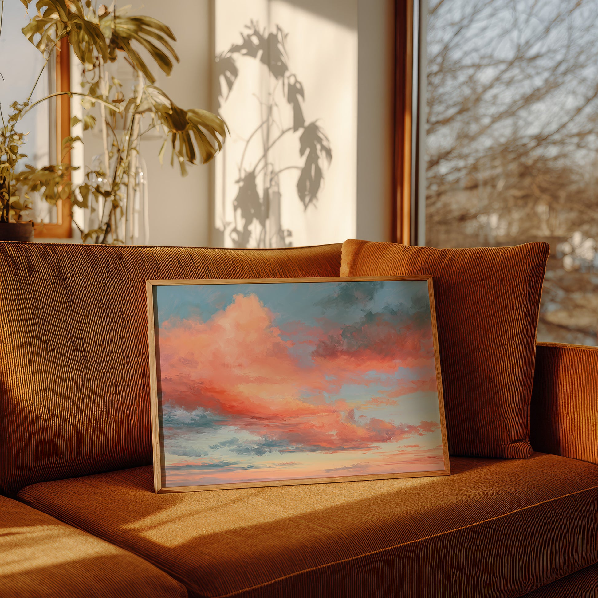 Coral Skies At Dusk