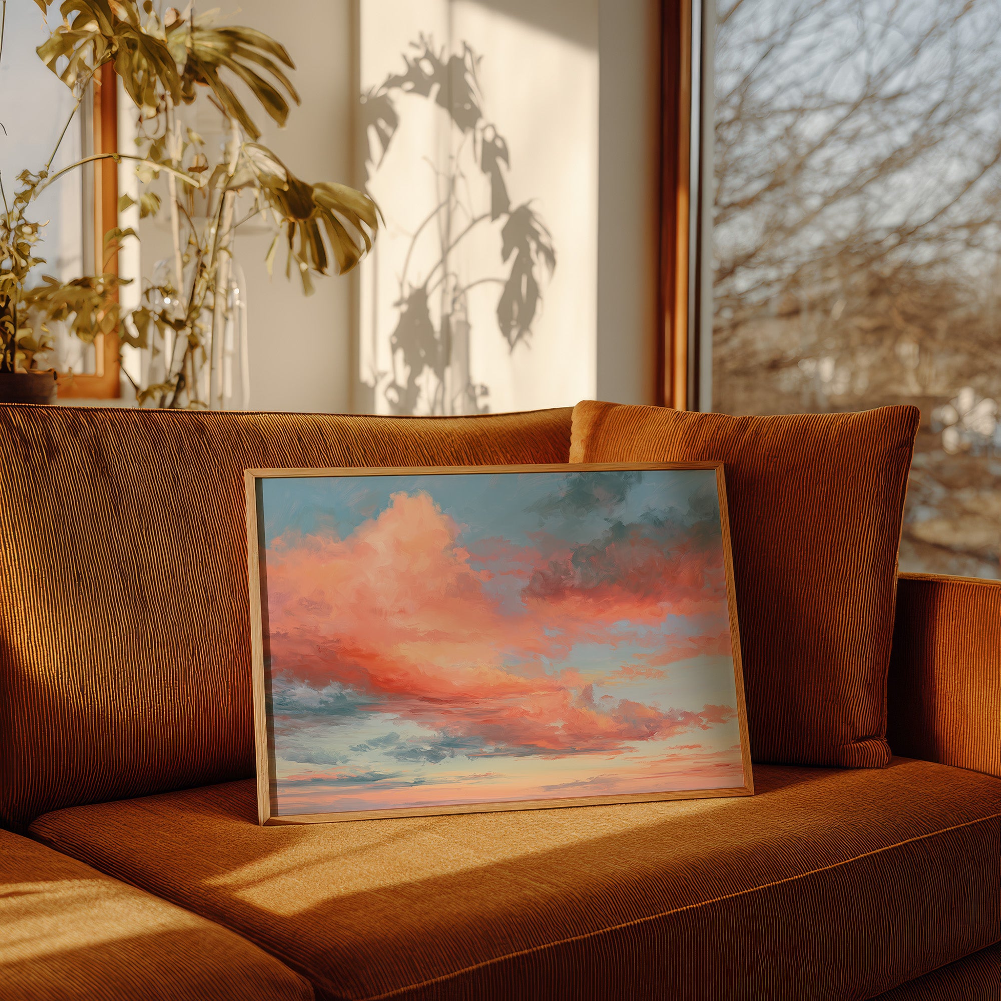 Coral Skies At Dusk