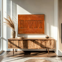 Howdy, Tooled In Leather