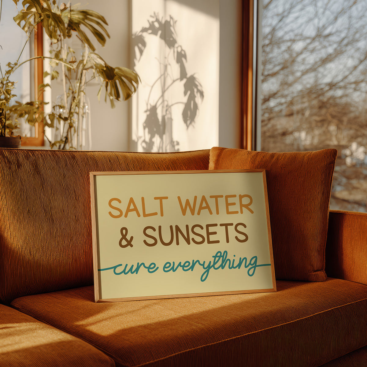 Salt Water Cures Everything (Sunset Hues)