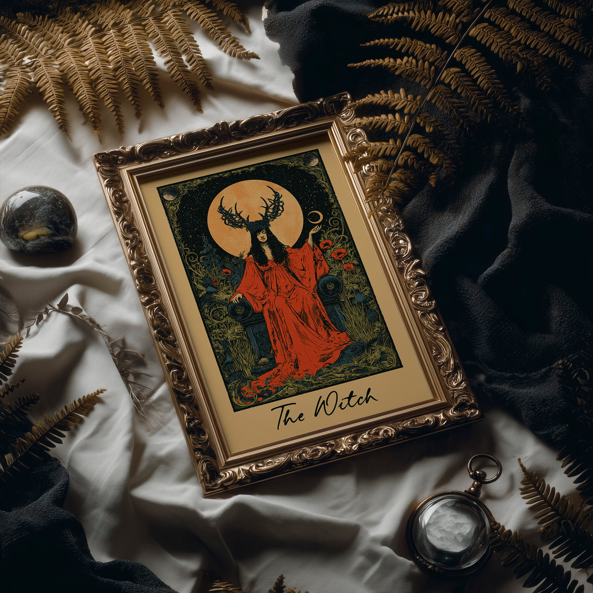 The Witch: Antlered and Enthroned