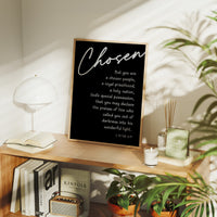 Chosen: 1 Peter 2:9 Scripture Art