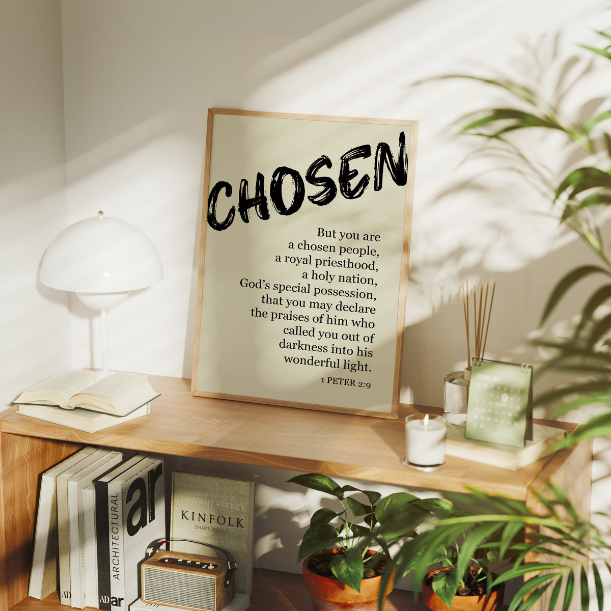 Chosen: Brushstroke Scripture Art