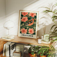 Chaffinch Among Wild Roses