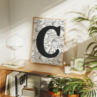Botanical Letter C Monogram