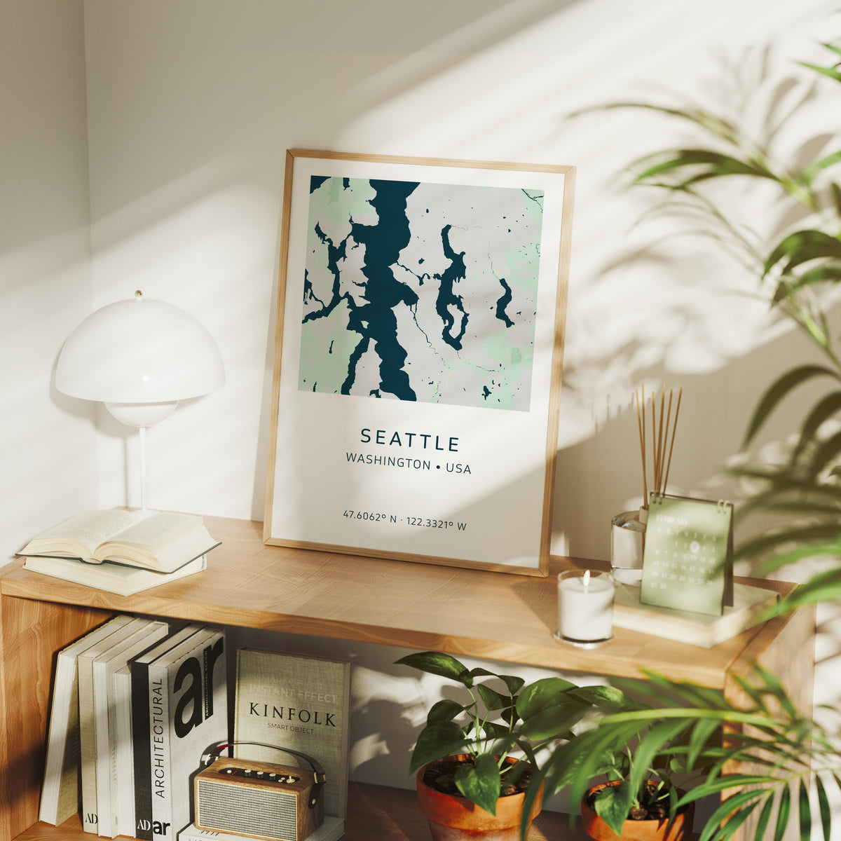 Seattle City Map Print