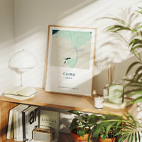 Cairo City Map Print