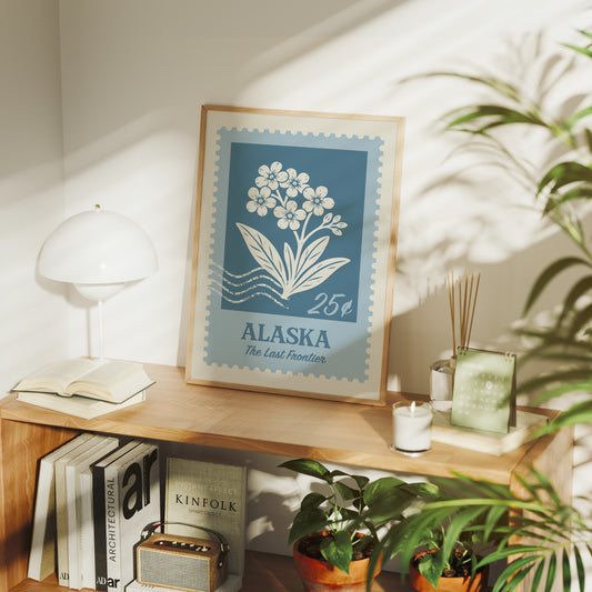 Alaska Forget-Me-Not Postage Stamp