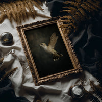 Hovering in Golden Silence