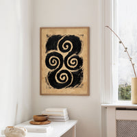 Bold Spiral Harmony Abstract
