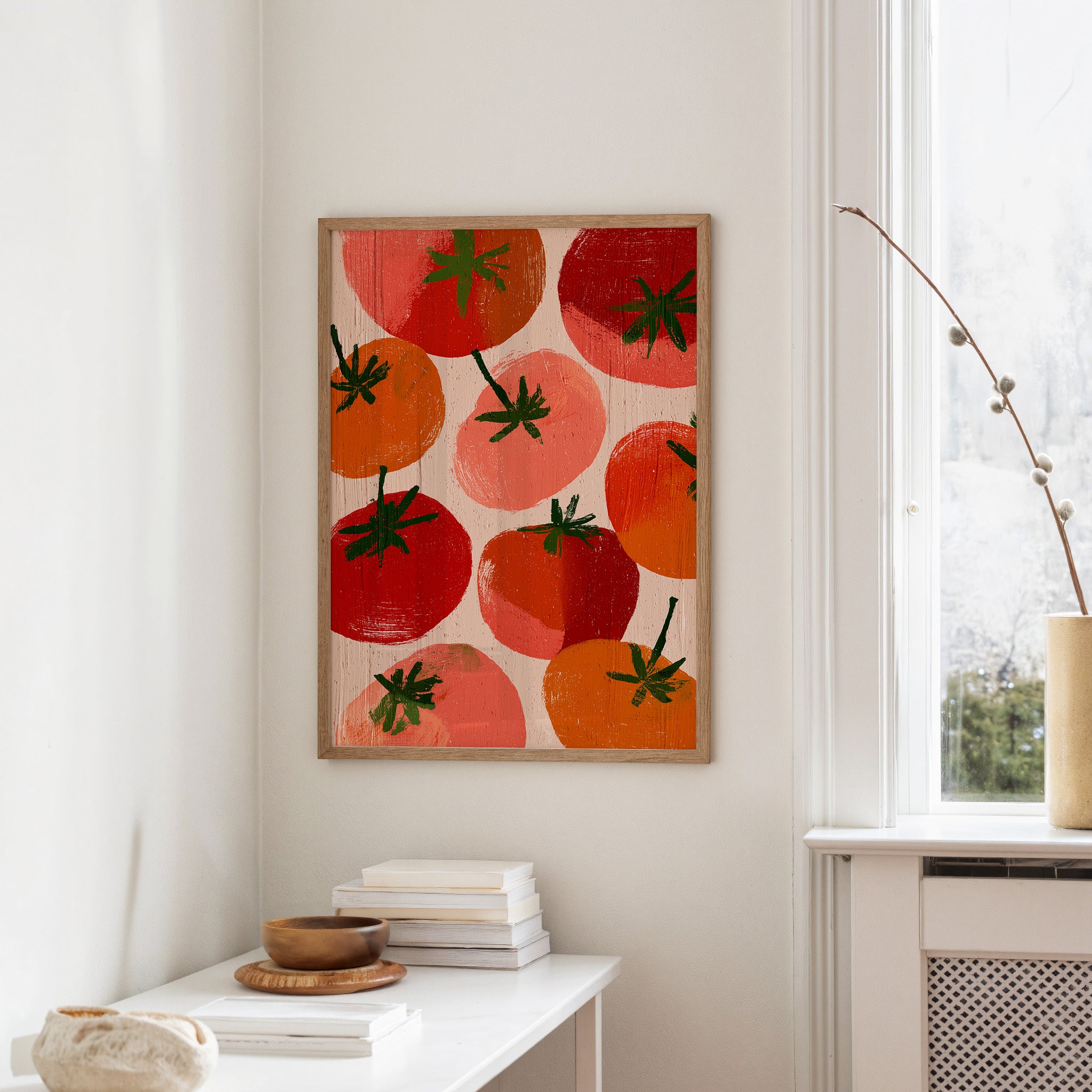 Tomatoes in Sunwashed Rhythm