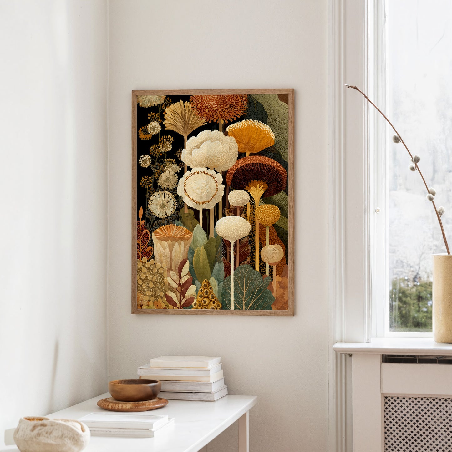 Midnight Garden in Ochre
