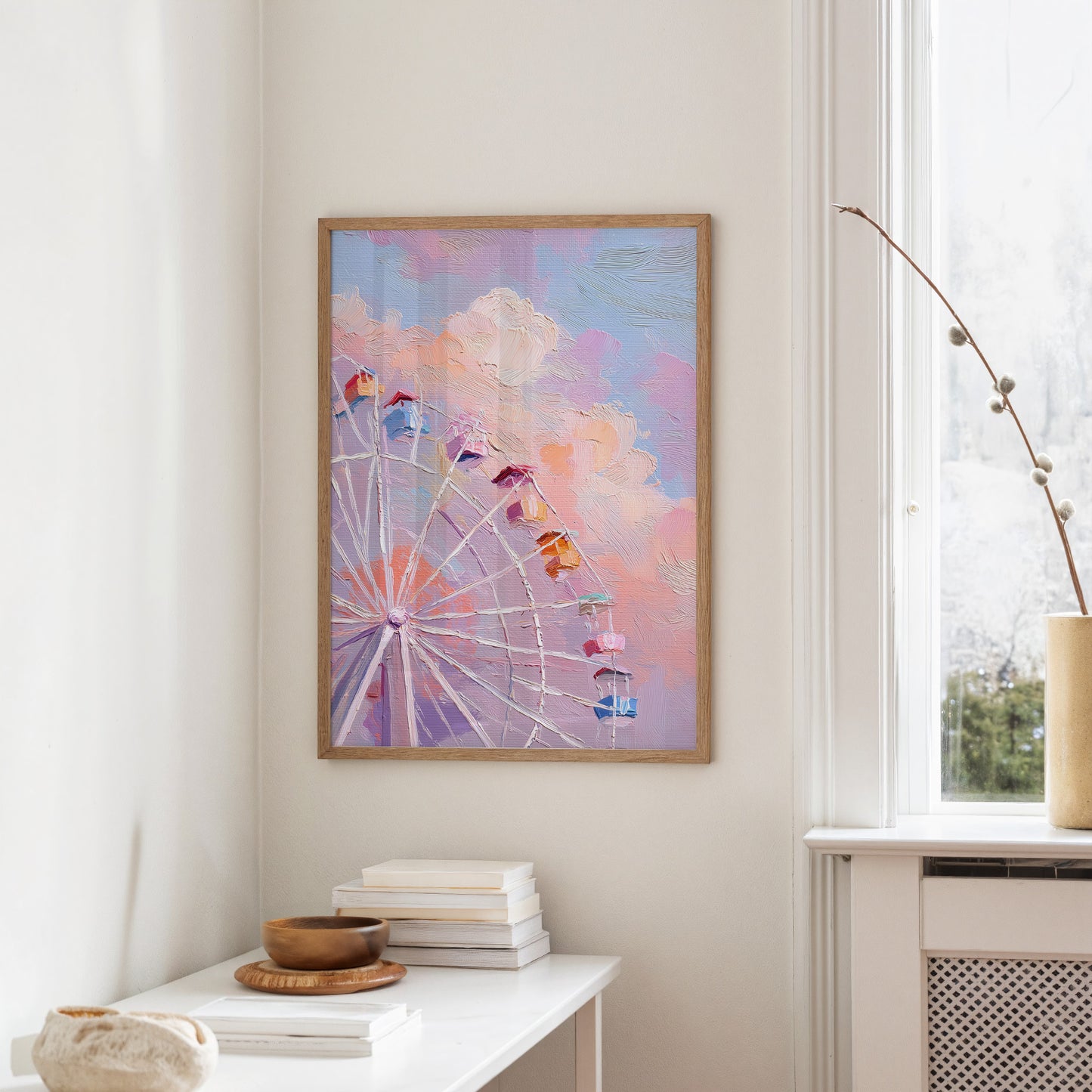 Pastel Skies and Ferris Dreams