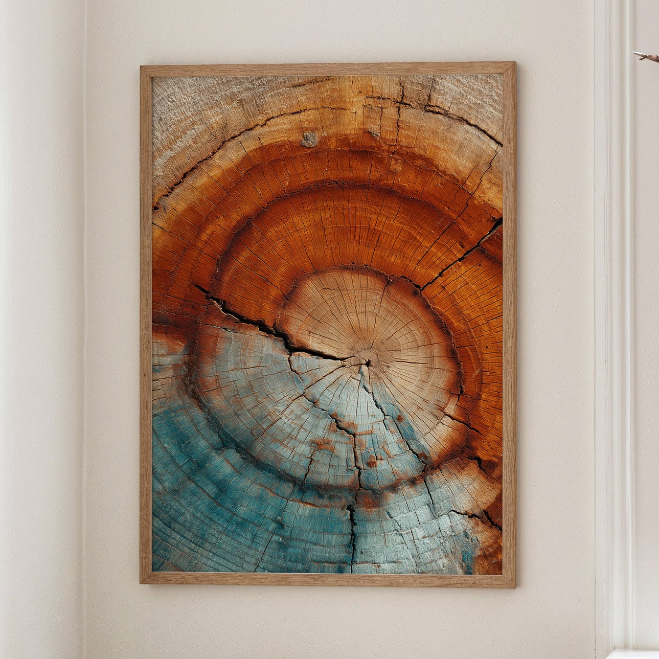 Rings of Time in Ember and Teal