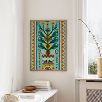 Bloom in Turquoise Light