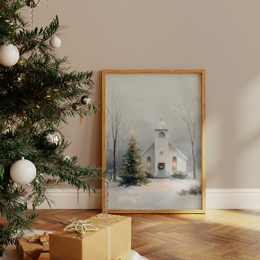 Quiet Chapel at Christmas