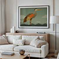 Stillness of the Painted Heron