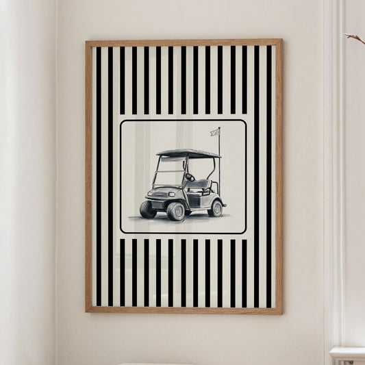 Minimal Golf Cart Sketch