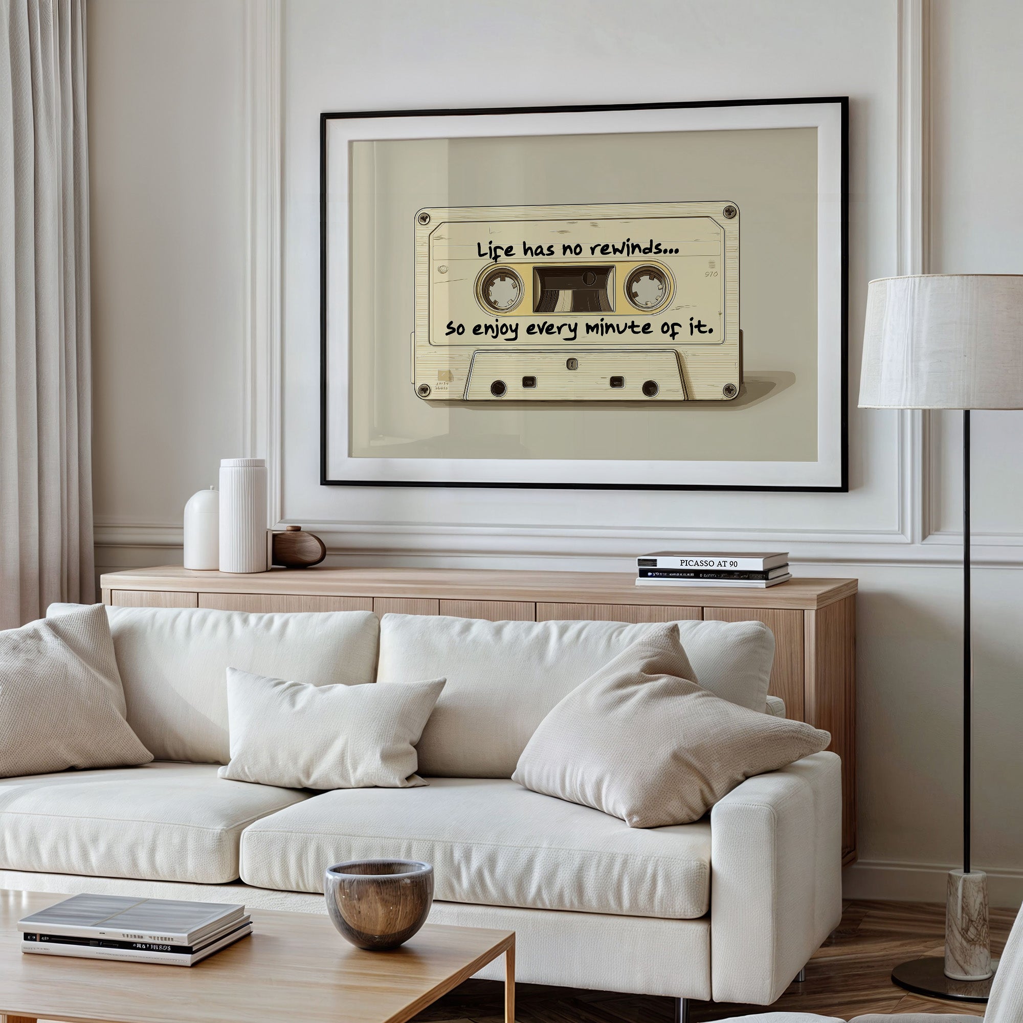 Life Has No Rewinds Retro Cassette