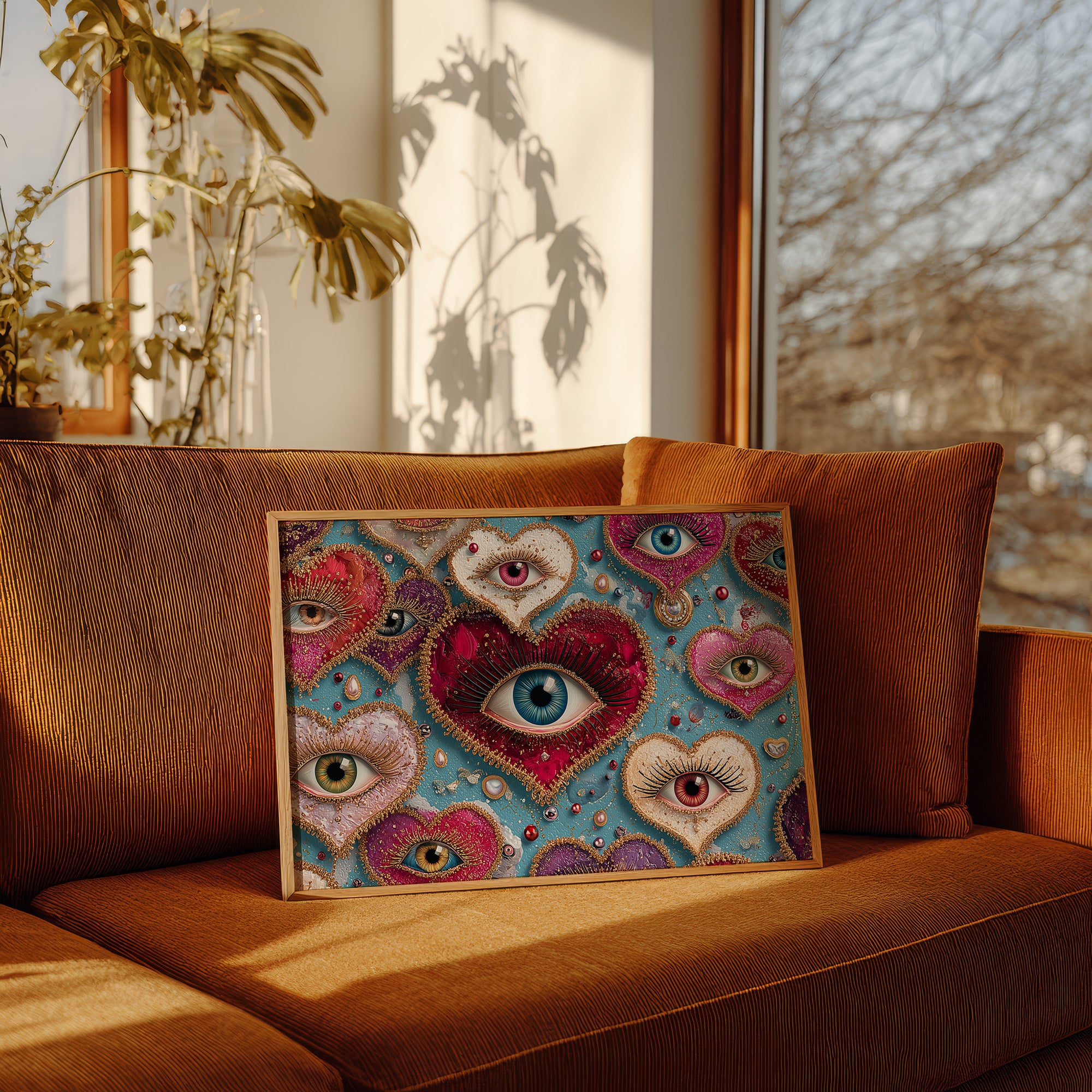 All Eyes in Velvet Hearts
