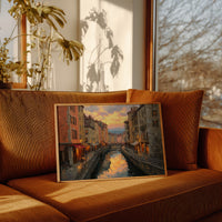 Evening Light Along the Canal