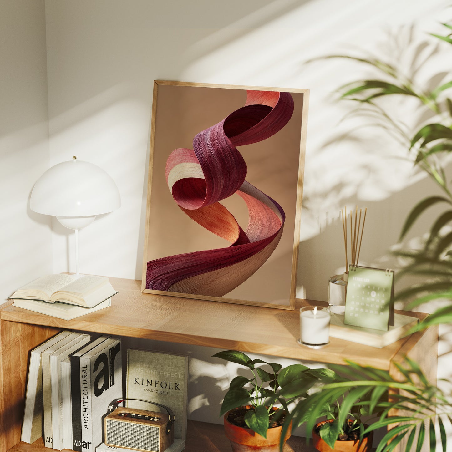 Ribbon Form In Quiet Motion