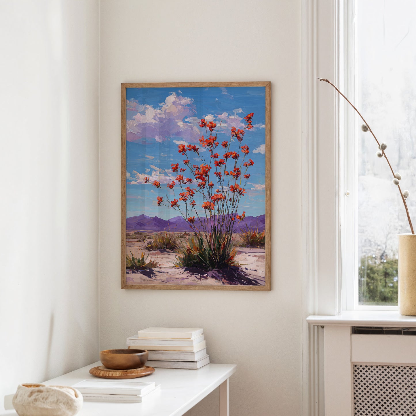 Desert Blooms Beneath Open Sky