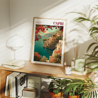Sunlit Cliffs of Capri