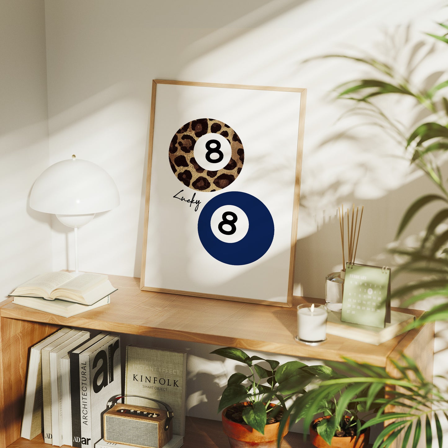 Lucky Eight in Leopard